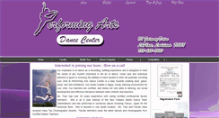 Desktop Screenshot of performingartsdancecenter.com